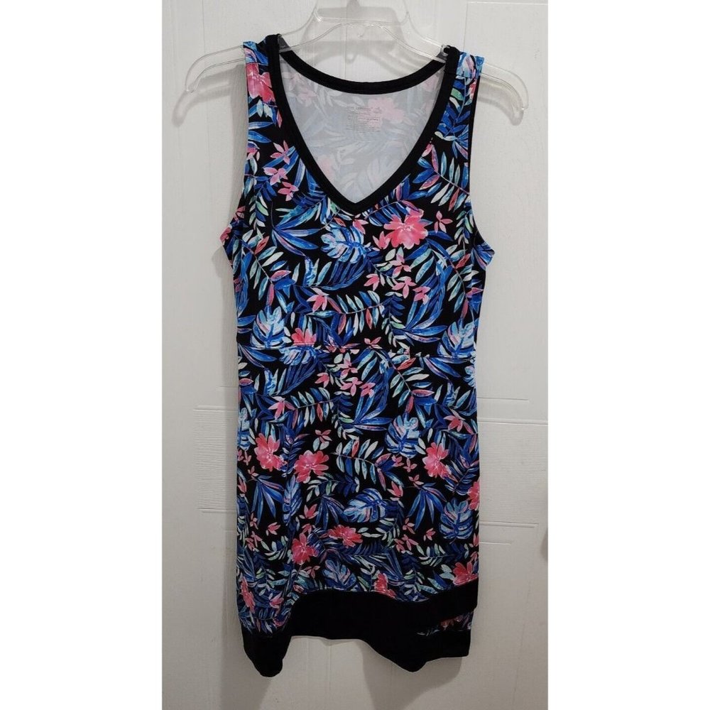 Reel Legends Women's‎ Sleeveless Keep It Cool Fishing Dress Floral Tropical Sz M